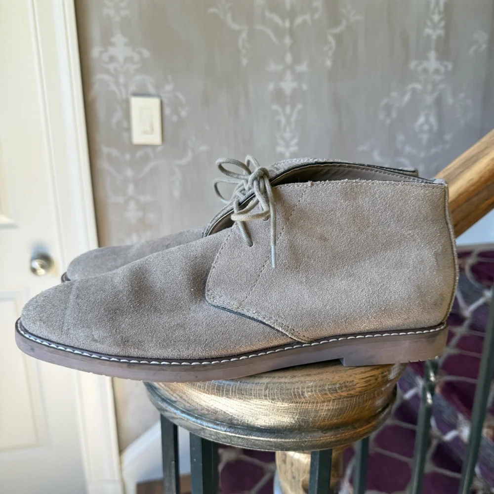 Banana Republic Men's Suede Desert Chukka Boots Sand 1 Tan Size 10